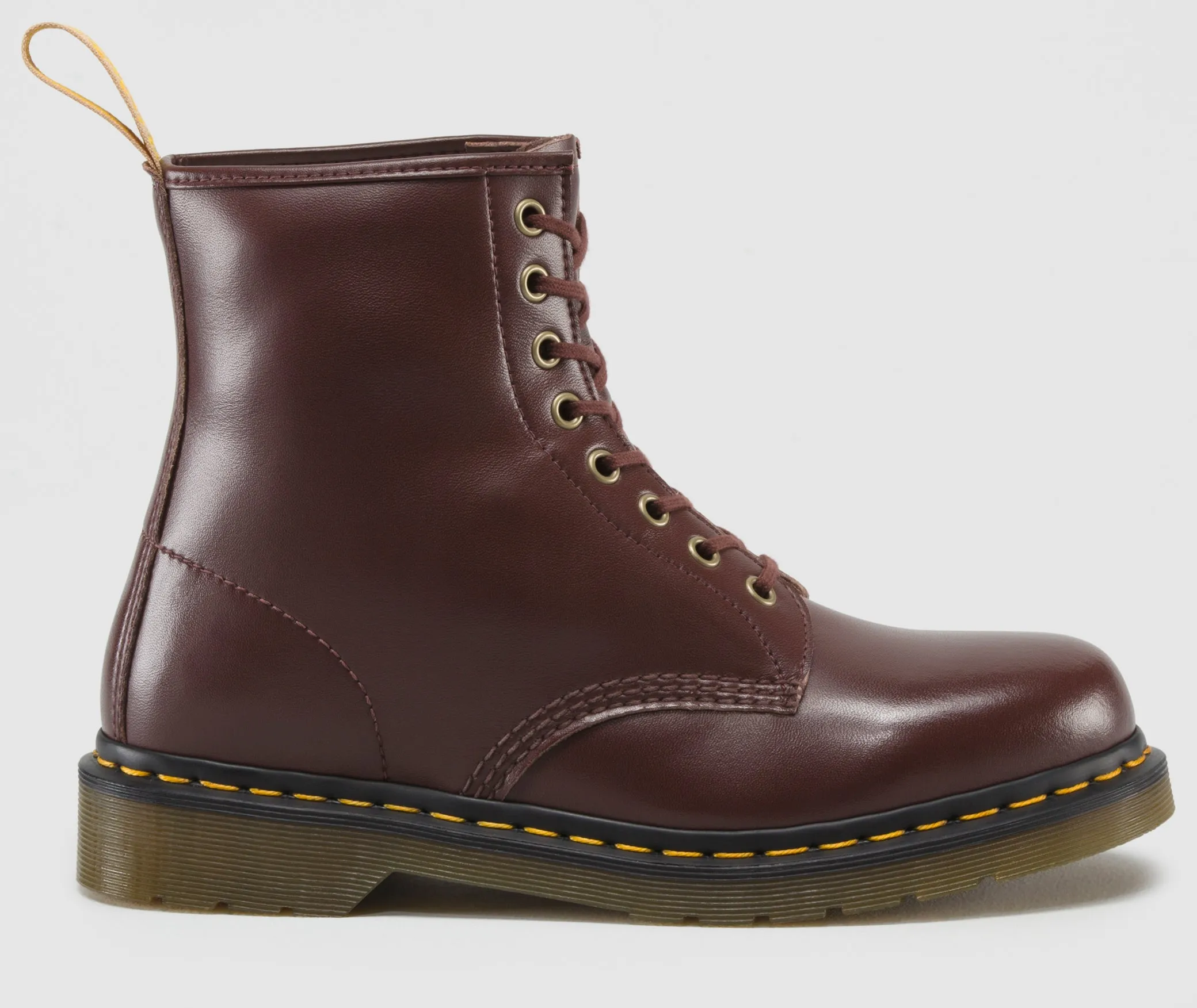 1460 Vegan Cherry Red Felix Rub Off Boot