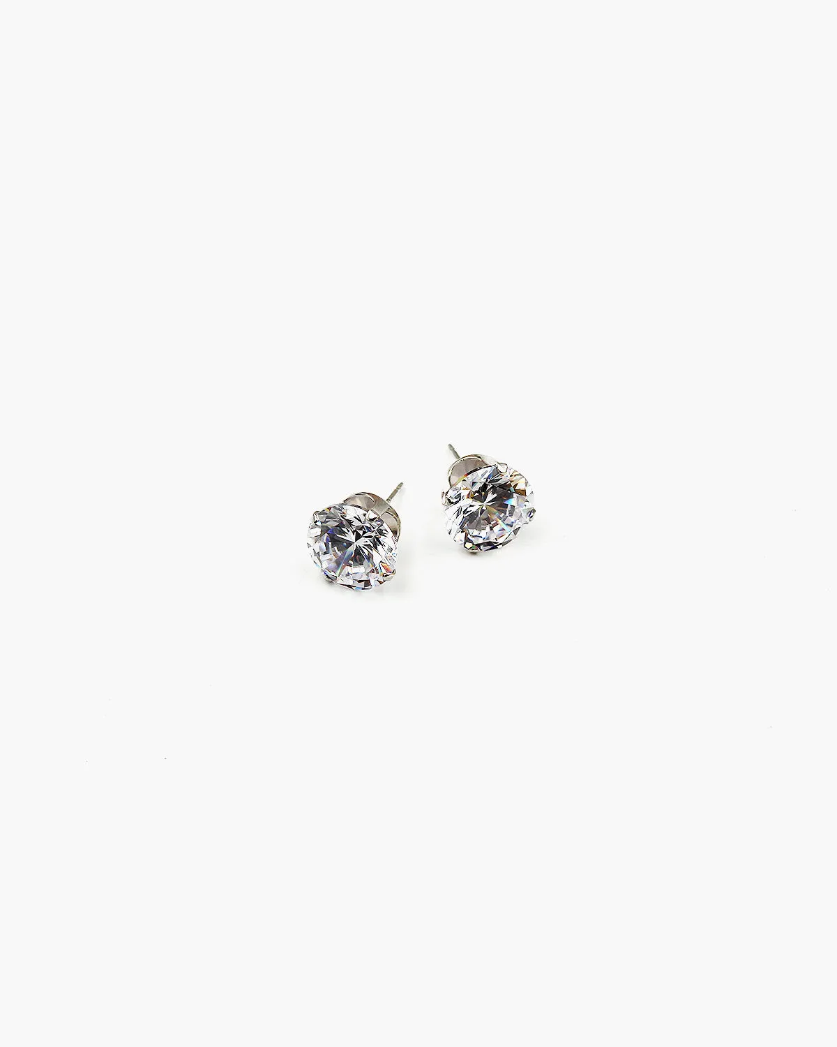 3.5 CT Classic Brilliant Cut CZ Earrings