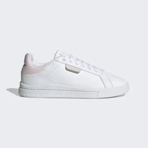 ADIDAS WOMEN'S COURT SILK WHITE/PINK SHOES