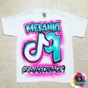 Airbrush Tiktok Birthday Shirt Design