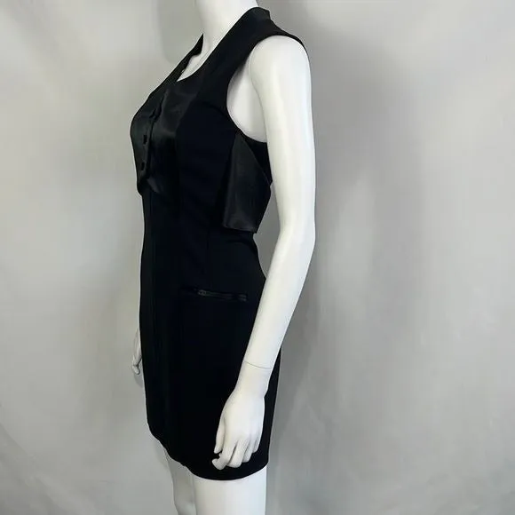 Alexander Wang Black Tuxedo Dress