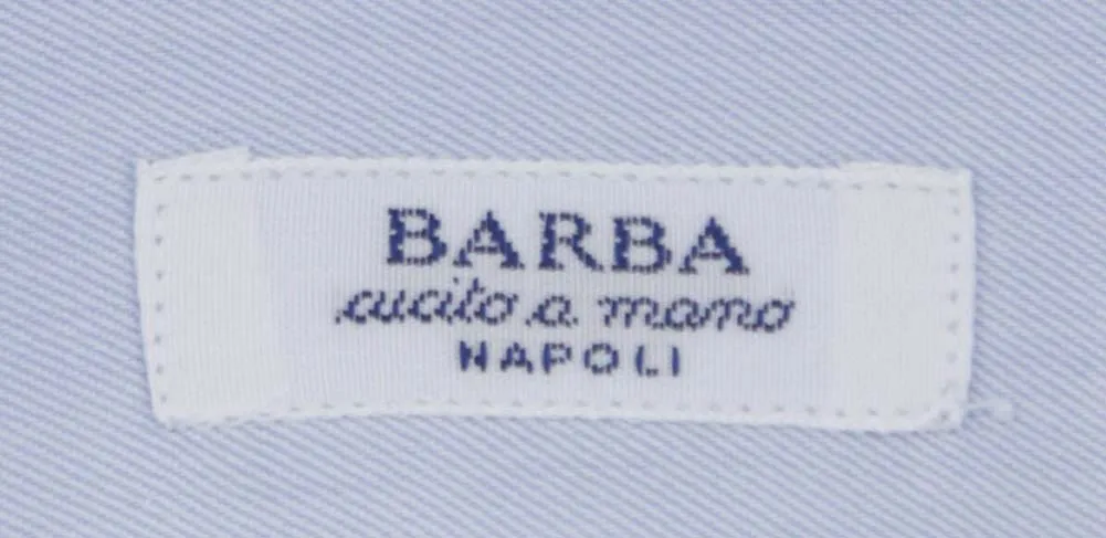 Barba Napoli Light Blue Shirt - Slim