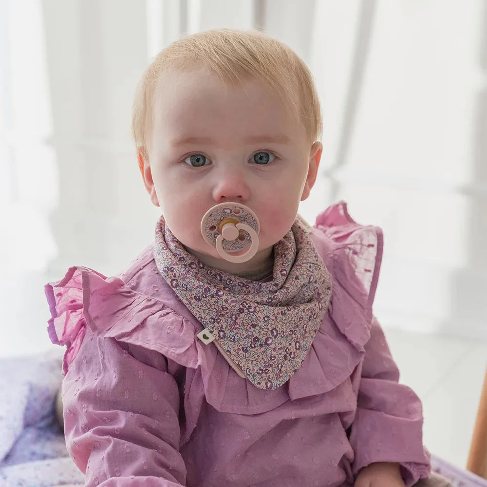 BIBS Dummies - Liberty Bandana Bib Eloise Blush