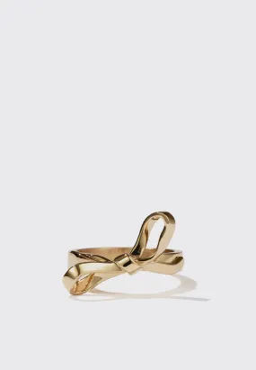 Bow Ring - Gold Plated