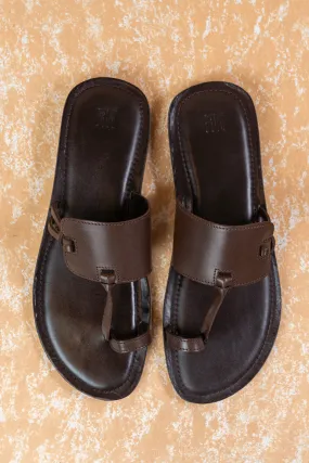 Burnish Leather Sandal