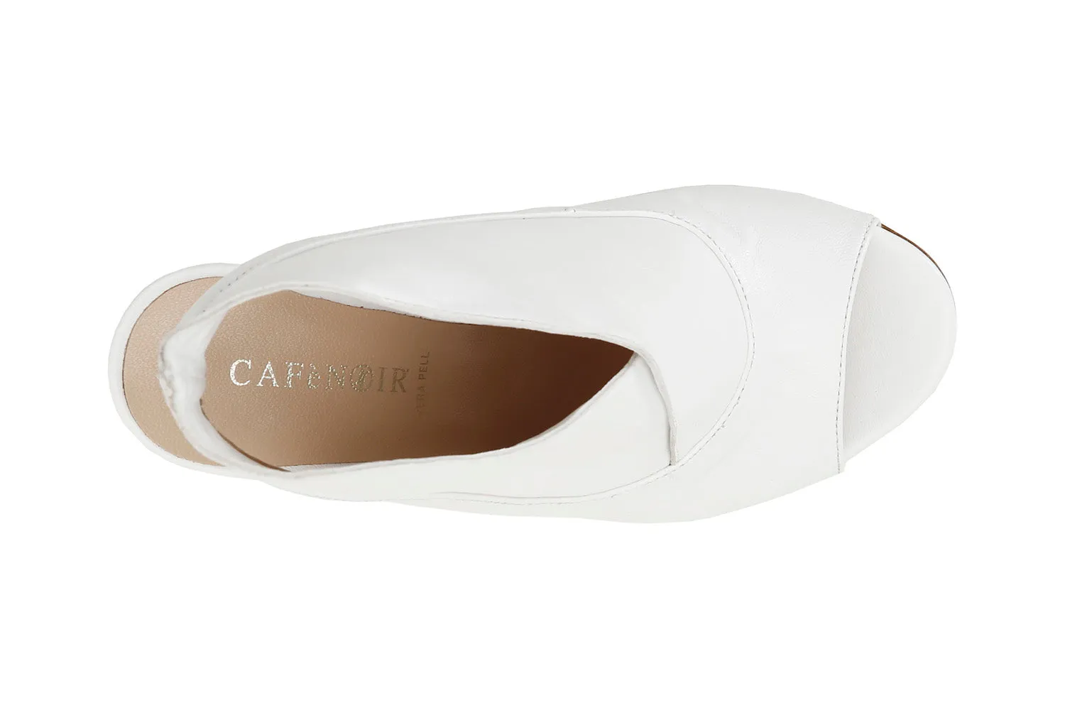 CafèNoir tronchetti estivi open toe in pelle