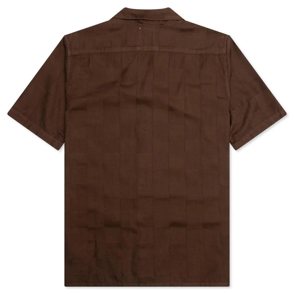 Checkered Sport Shirt - Chocolate