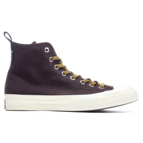 Chuck 70 Gore-Tex Counter Climate - Black Cherry/Yellow/Egret