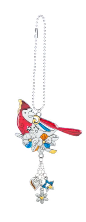 Color Art Car Charm - Cardinal