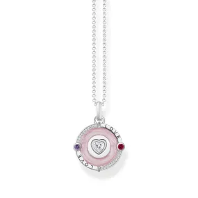 Cosmic Pink Pendant Necklace