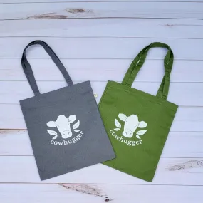 Cowhugger logo hemp tote