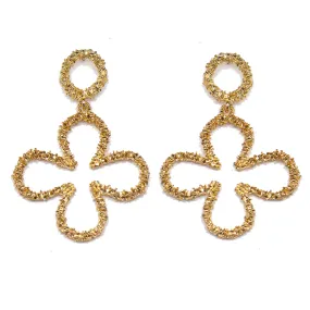 Cruz Quartrefoil Earrings