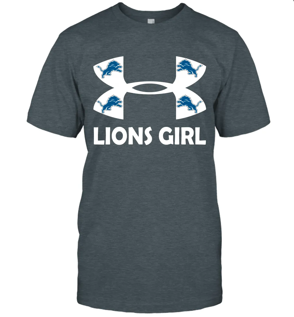 Detroit Lions Girl Under Armour Football T-Shirt