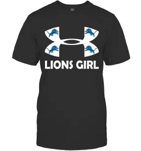 Detroit Lions Girl Under Armour Football T-Shirt