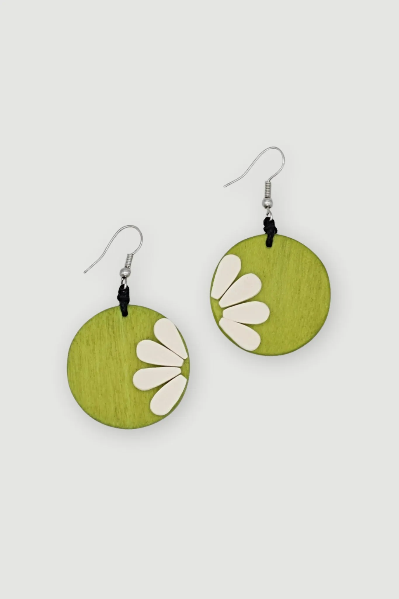 Flower Power Earring - Lime