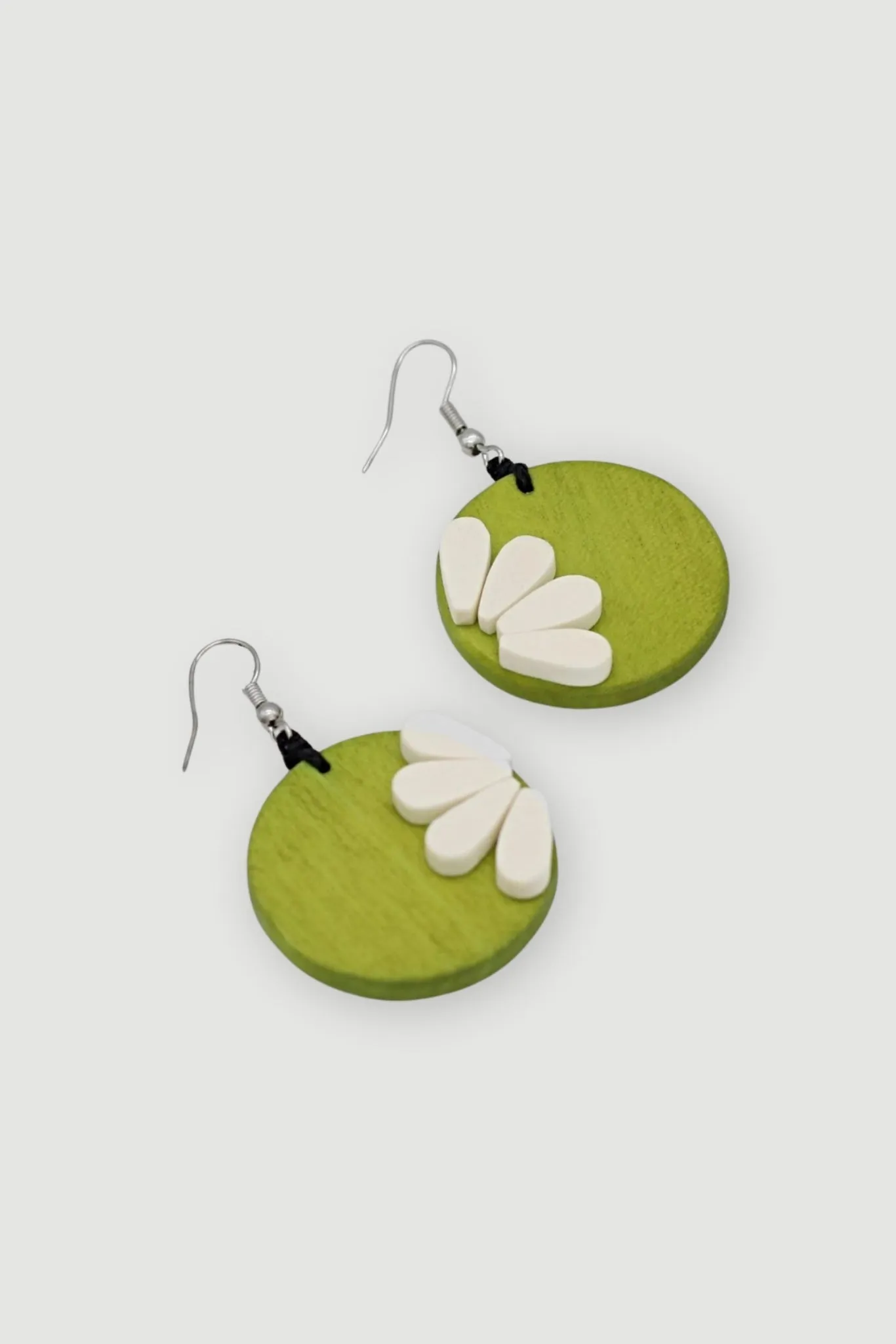 Flower Power Earring - Lime