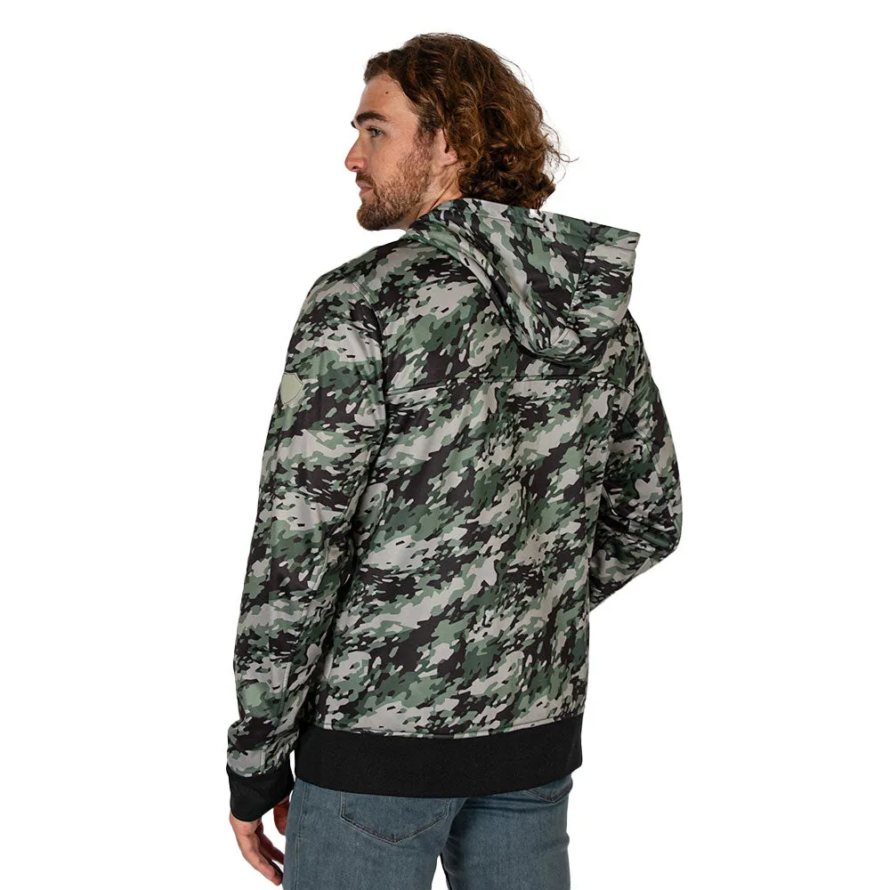 Full Zip Performance Hoodie | Geo Camo-Patriot