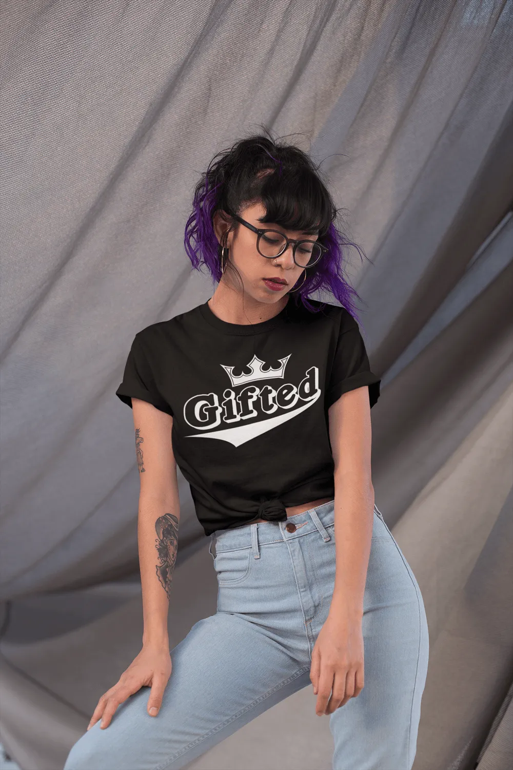 Gifted  Unisex T-shirt  Black