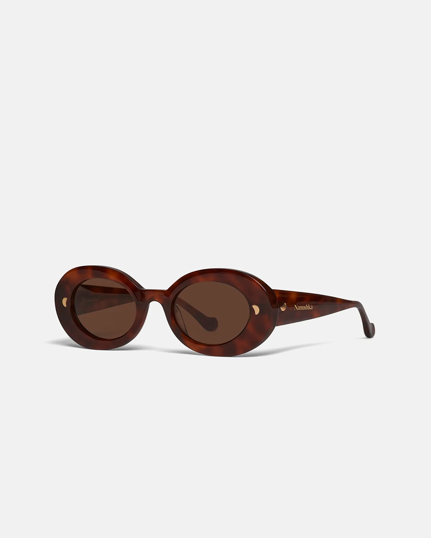 Giva - Bio-Plastic Oval Sunglasses - Light Turtle