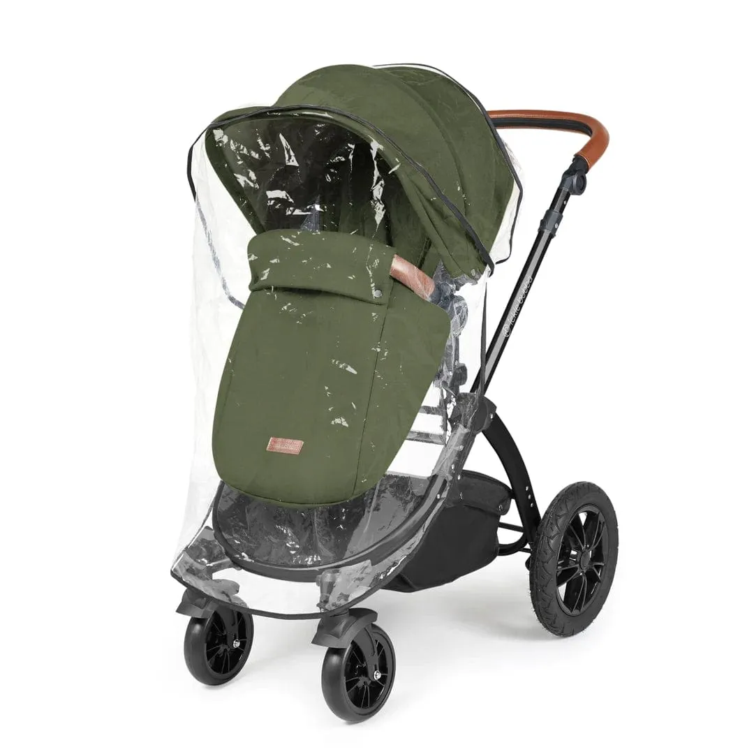 Ickle Bubba Stomp Luxe All-in-One Travel System with Isofix Base (Galaxy) - Black/Woodland/Tan