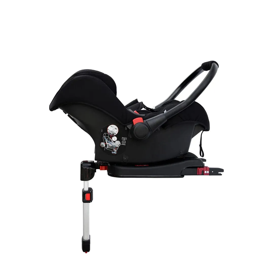 Ickle Bubba Stomp Luxe All-in-One Travel System with Isofix Base (Galaxy) - Black/Woodland/Tan