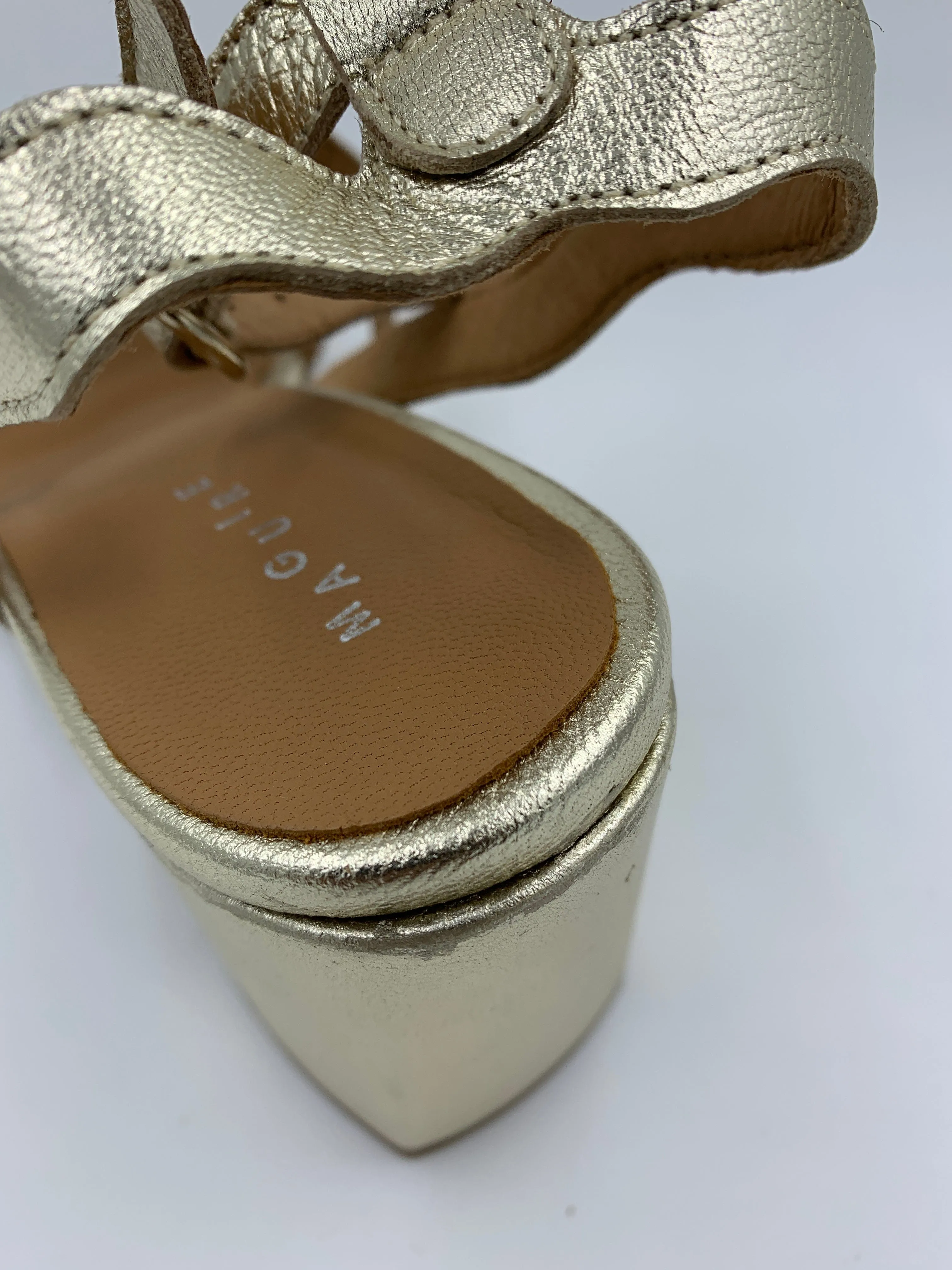 Imperfect Rimini Gold Heel