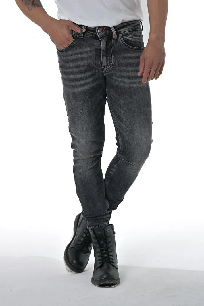 Jeans tapered Kron BLK Marmorizzato FW23/24