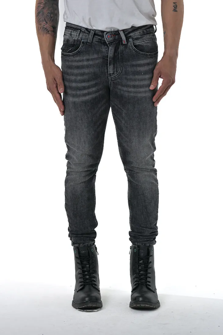 Jeans tapered Kron BLK Marmorizzato FW23/24