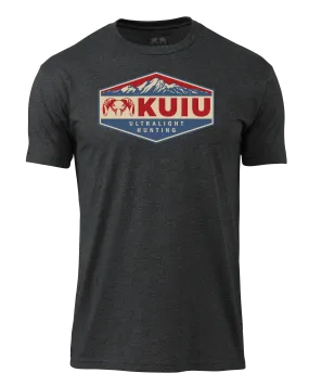 KUIU Mountain Patch T-Shirt | Charcoal