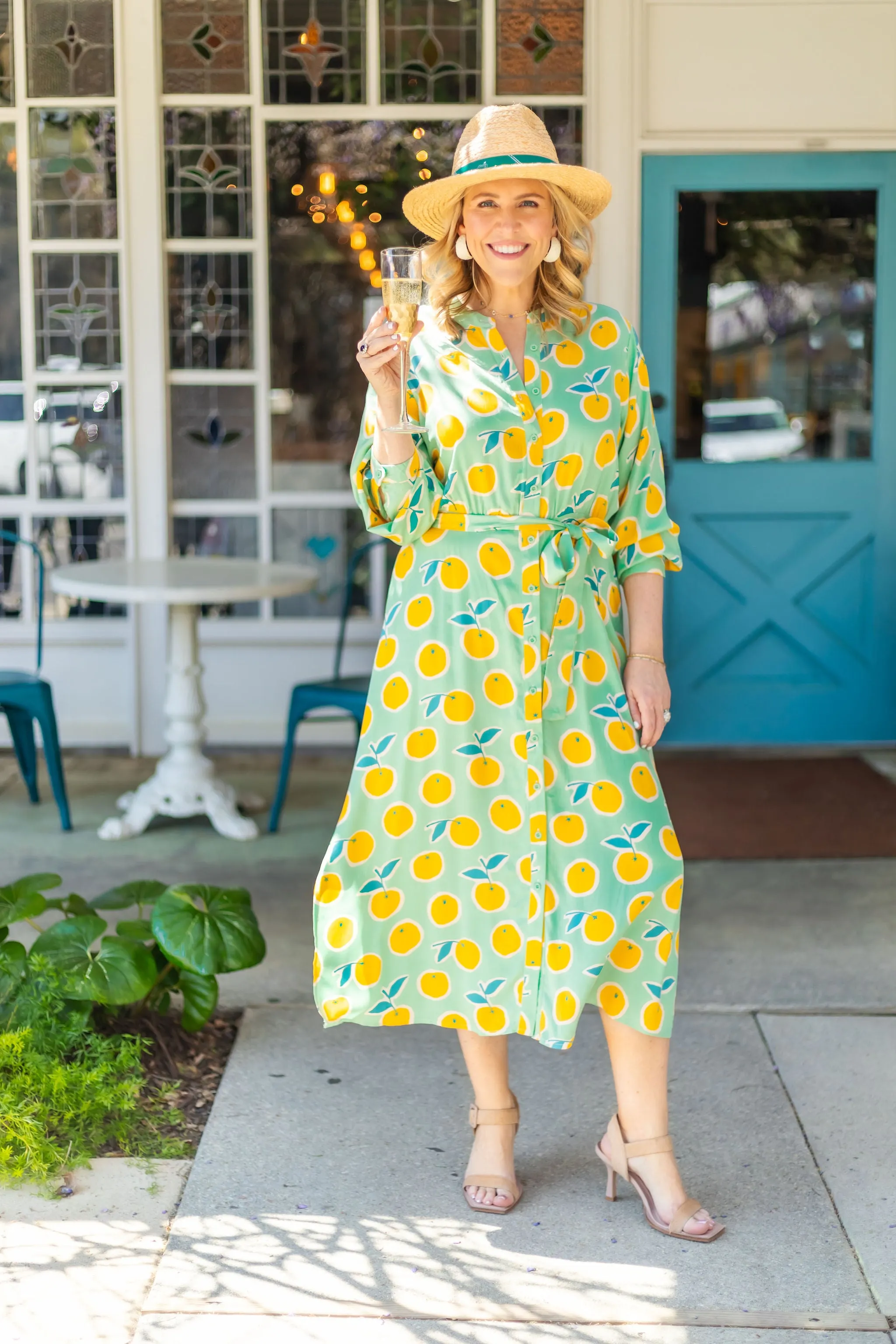 Lemon Print Dress