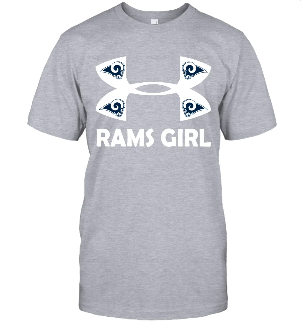 Los Angeles Rams Girl Under Armour Football T-Shirt