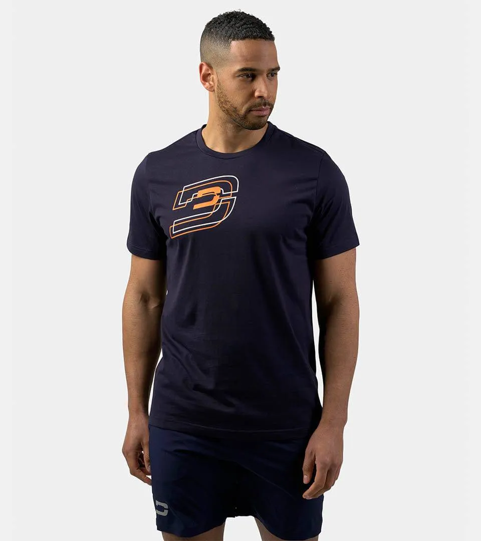 MEN'S EXPLODED T-SHIRT - NAVY