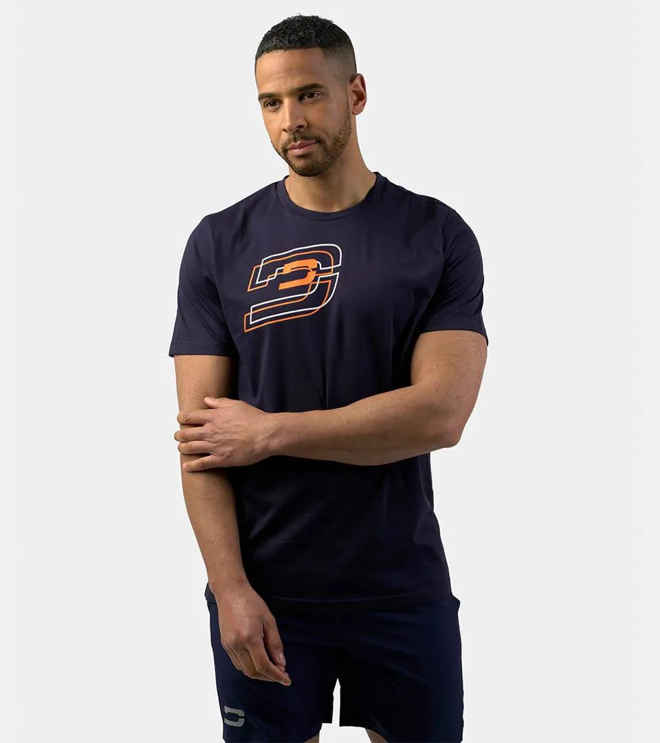 MEN'S EXPLODED T-SHIRT - NAVY