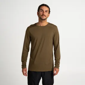 Mens Merino LS Base Layer Olive