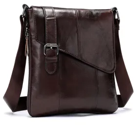 MROYALE™ Men's 100% Leather Crossbody Messenger Satchel Shoulder Bag