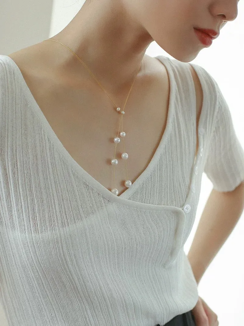 Multi Pearls Choker Necklace