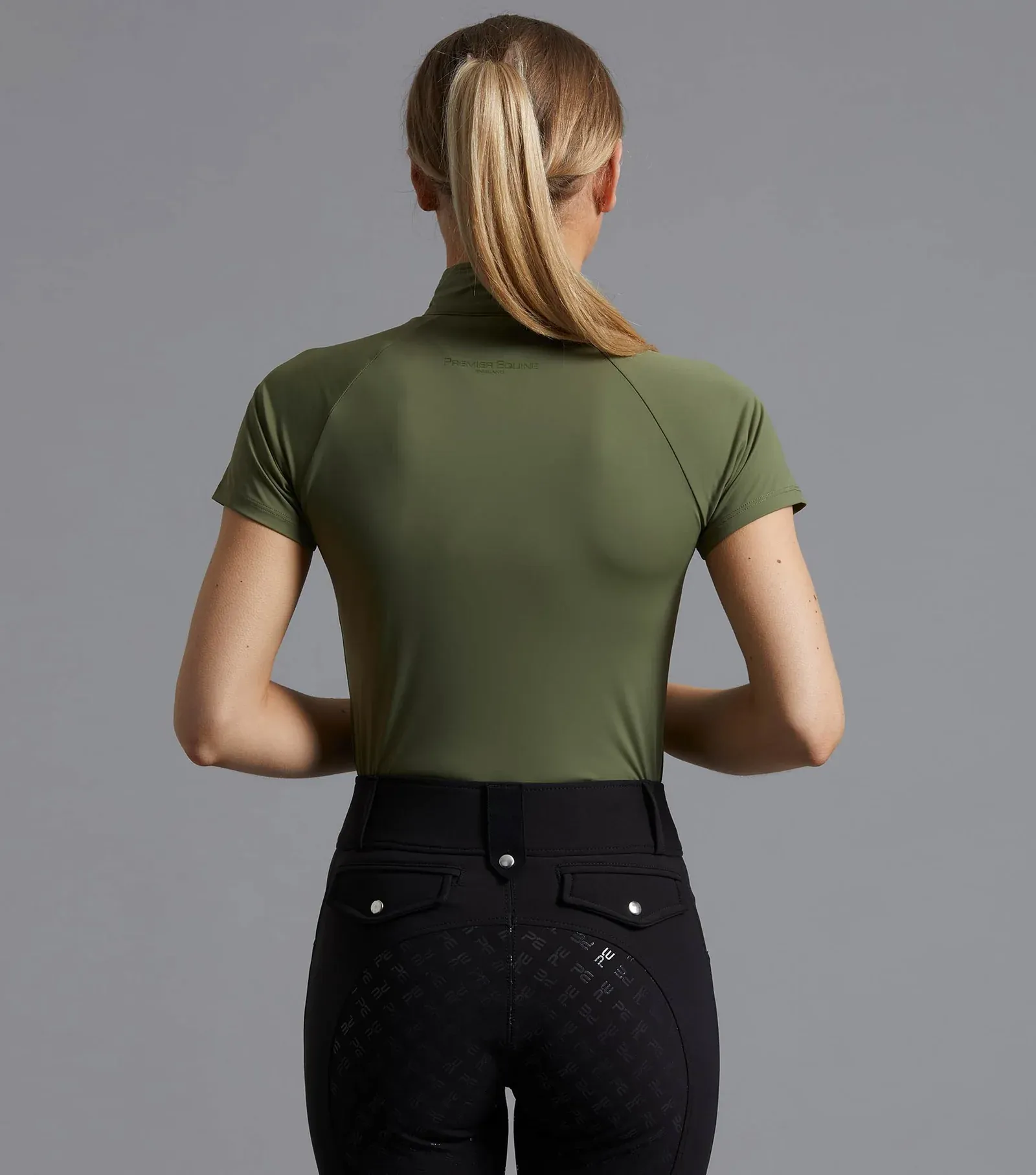 PEI Aura Ladies Riding Shirt (Olive Green)