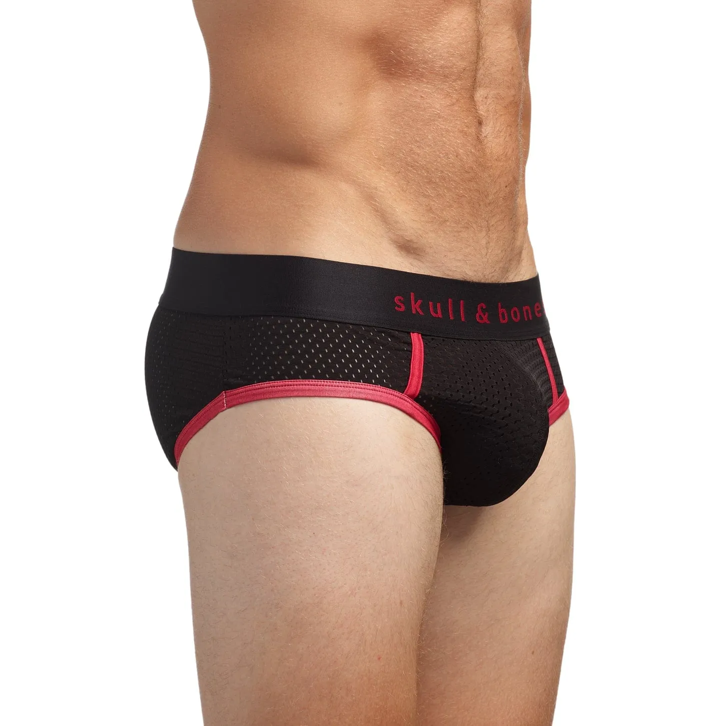 Performance Mesh Brief Black