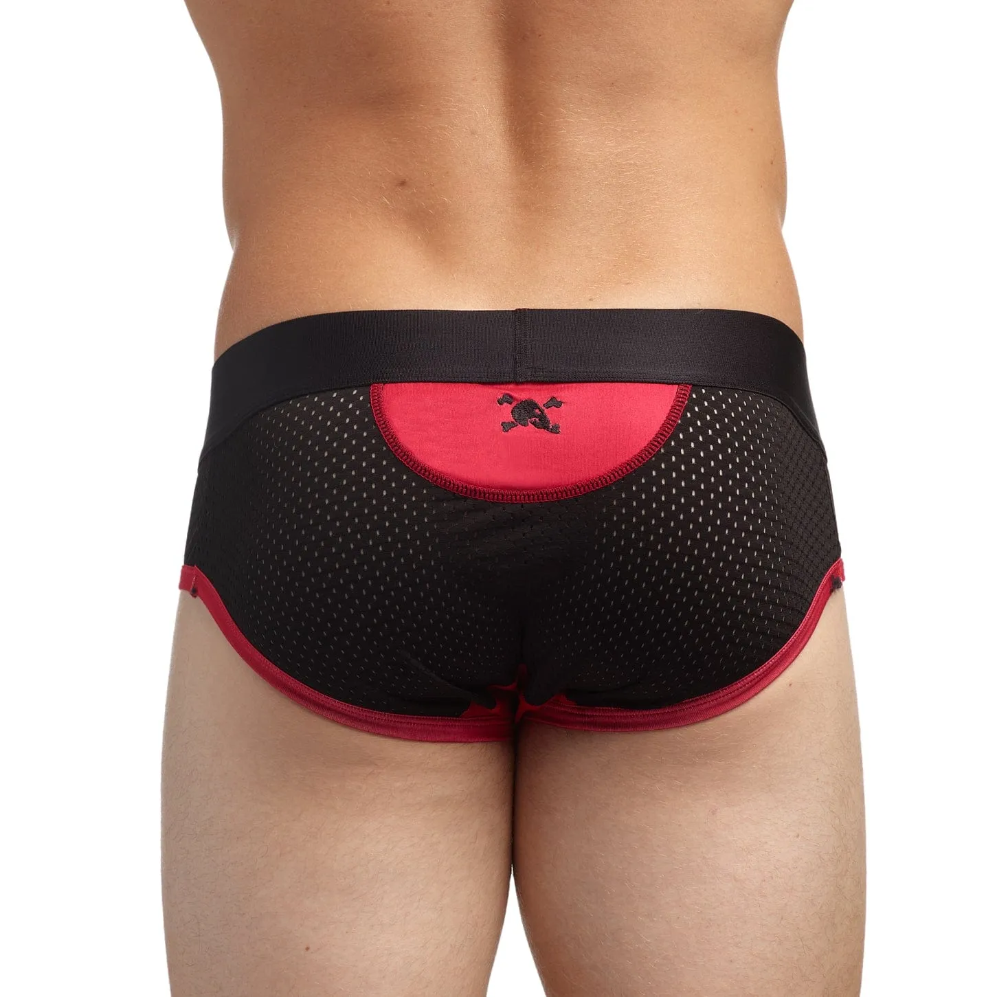 Performance Mesh Brief Black