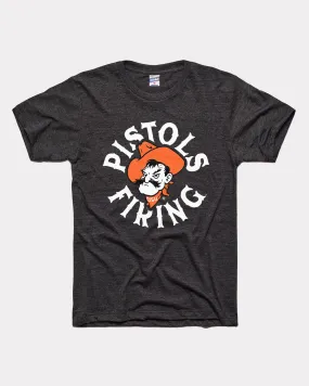 Pistols Firing OSU Basketball Black T-Shirt