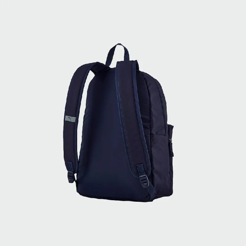 Puma Unisex Phase Backpack Blue/White _ 168334 _ Blue