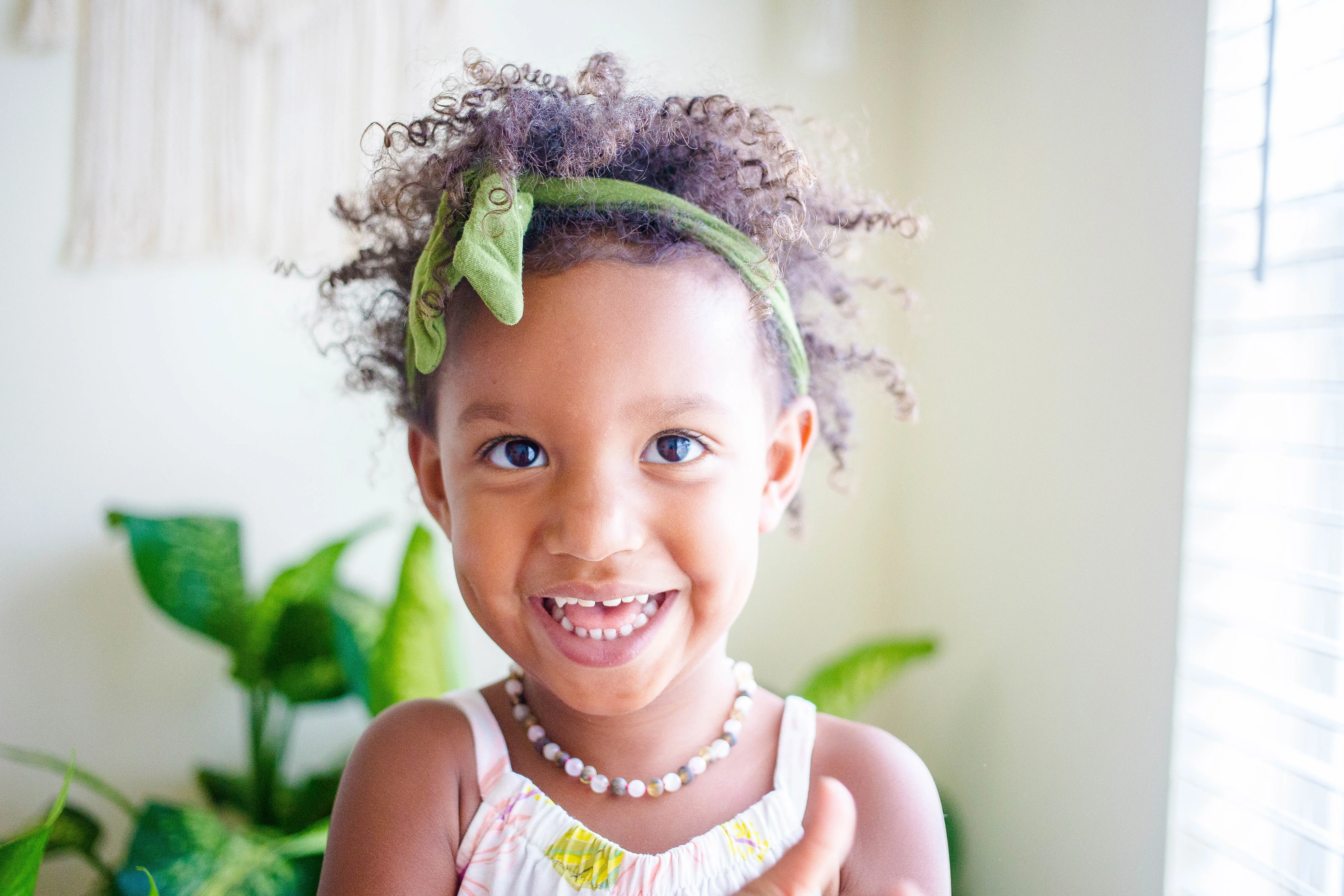 Rose Quartz   Raw Green Baltic Amber Teething Necklace ll Teething