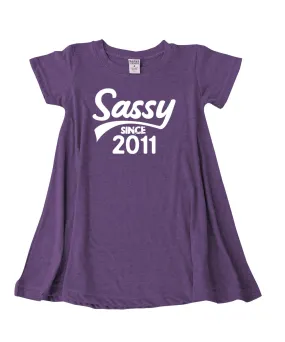 'Sassy Since 2011' Dress