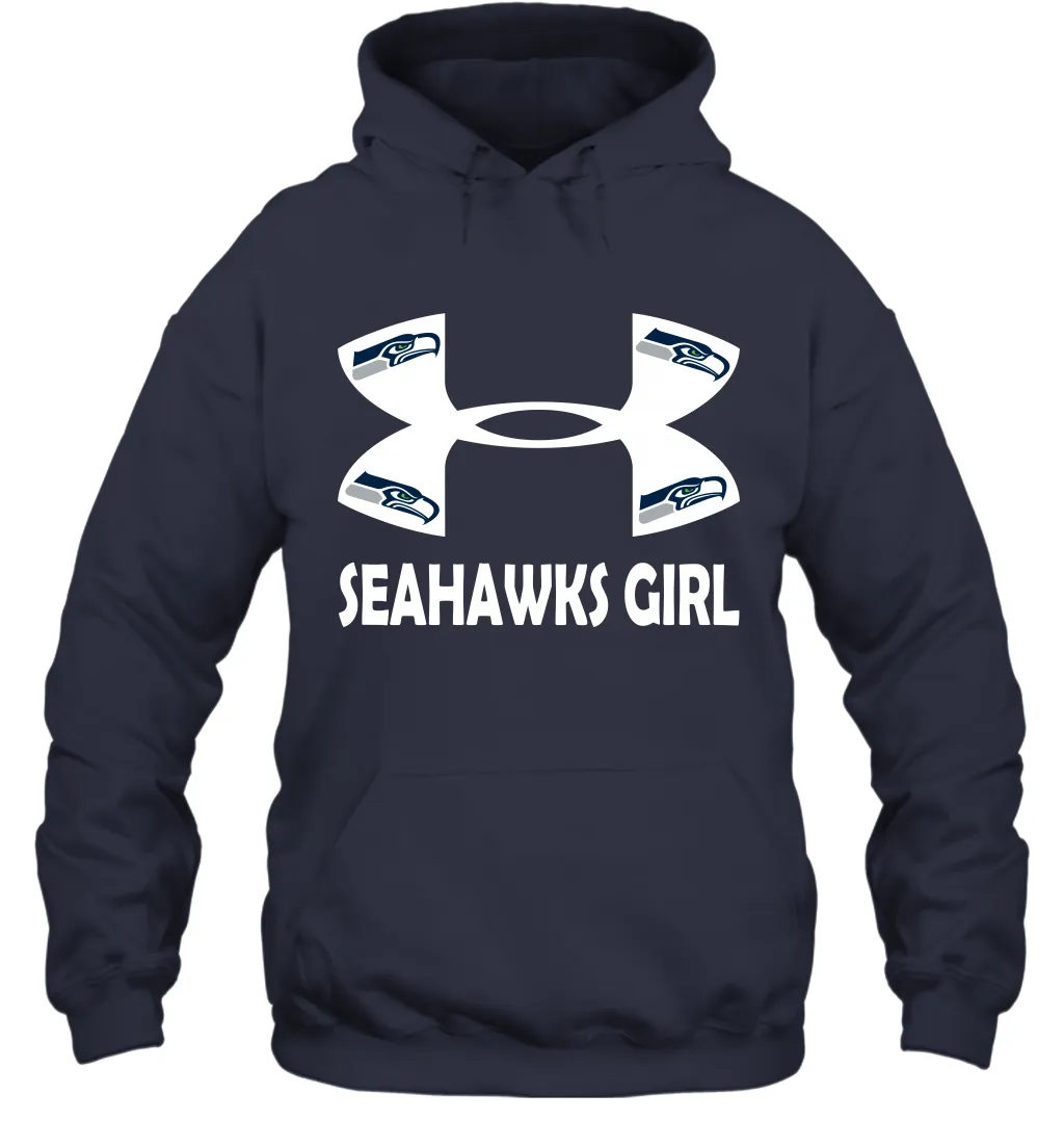 Seattle Seahawks Girl Under Armour Football Hoodies