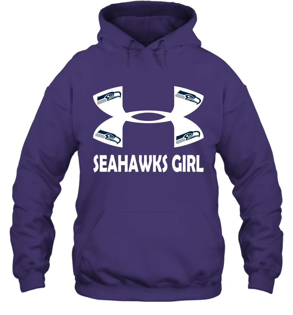 Seattle Seahawks Girl Under Armour Football Hoodies