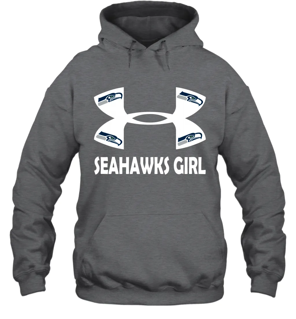 Seattle Seahawks Girl Under Armour Football Hoodies