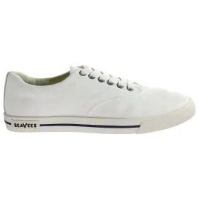 SeaVees Hermosa Surfwash White Mens Plimsolls