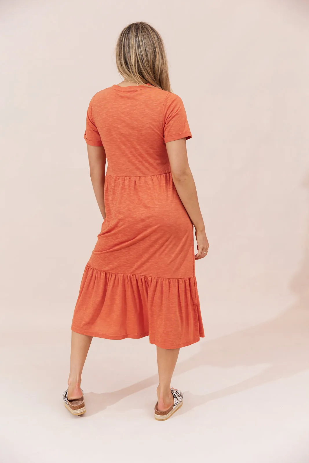 Sienna Dress - Rust