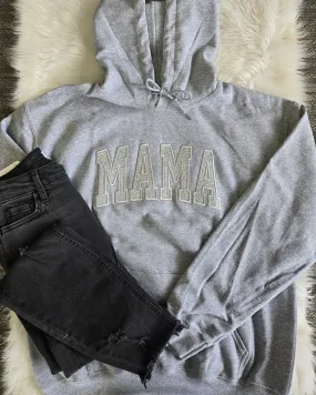 Silver Mama Embroidered Hoodie