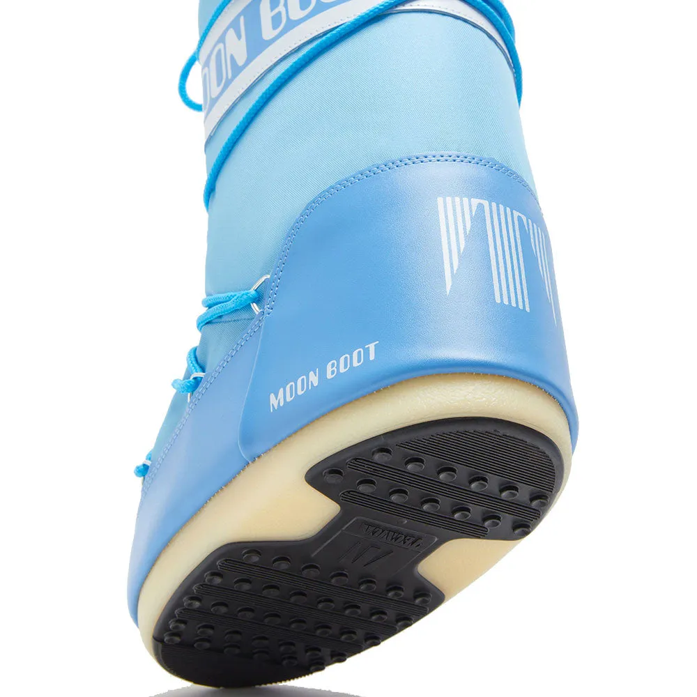 Stivali da Neve Unisex MOON BOOT Icon in Nylon Colore Alaskan Blue